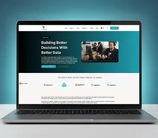 Business Pro HubSpot theme shown on a laptop